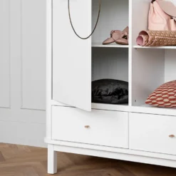 Oliver Furniture Wood Kleiderschrank 3-Türig Weiß