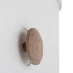 Oliver Furniture Wood Kleiderschrank 3-Türig Weiß/Eiche