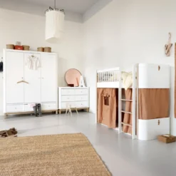 Oliver Furniture Wood Kleiderschrank 3-Türig Weiß/Eiche