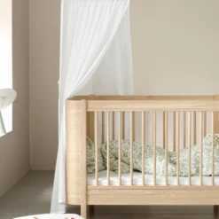 Oliver Furniture Wood Mini+ Baby- und Kinderbett inkl. Umbauset Juniorbett Eiche