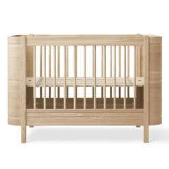 Oliver Furniture Wood Mini+ Baby- und Kinderbett inkl. Umbauset Juniorbett Eiche