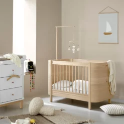 Oliver Furniture Wood Mini+ Babybett exkl. Umbauset Juniorbett Eiche