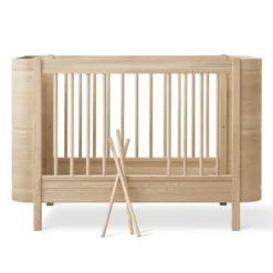 Oliver Furniture Wood Mini+ Babybett exkl. Umbauset Juniorbett Eiche