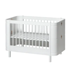 Oliver Furniture Wood Mini+ Babybett Weiß exkl. Umbauset Juniorbett