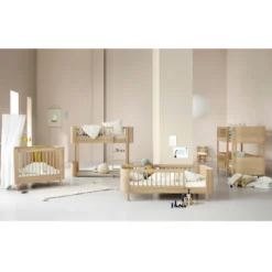 Oliver Furniture Wood Mini+ halbhohes Hochbett Eiche