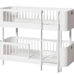 Oliver Furniture Wood Mini+ halbhohes Etagenbett Weiß