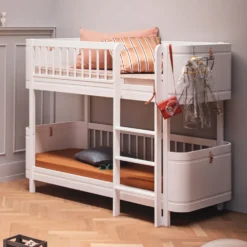 Oliver Furniture Wood Mini+ halbhohes Etagenbett Weiß