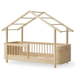 Oliver Furniture Wood Mini+ Hausbett 68x162 cm Eiche