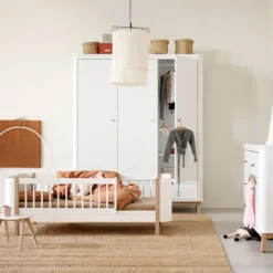 Oliver Furniture Wood Mini+ Juniorbett Weiß/Eiche