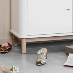 Oliver Furniture Wood Multi-Schrank 3-Türig Weiß/Eiche
