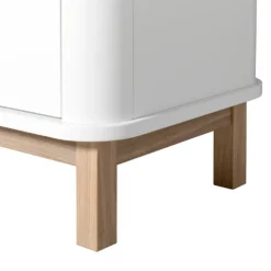 Oliver Furniture Wood Multi-Schrank 3-Türig Weiß/Eiche