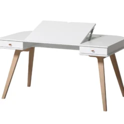 Oliver Furniture Wood Schreibtisch 66 cm & Armlehnstuhl Set