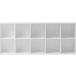 Oliver Furniture Wood Wand-Regal 5 x 2 Horizontal