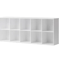 Oliver Furniture Wood Wand-Regal 5 x 2 Horizontal