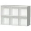 Oliver Furniture Wood Wand-Regal 3 x 2 Horizontal