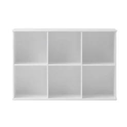 Oliver Furniture Wood Wand-Regal 3 x 2 Horizontal