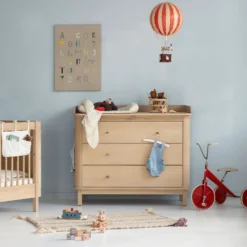 Oliver Furniture Wood Wickelkommode 3 Schubladen Eiche