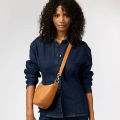 O My Bag Ledertasche Crossbody LEO weiches Leder Wild Oak