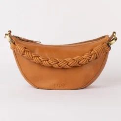 O My Bag Ledertasche Crossbody LEO inkl. gedrehter Gurt Wild Oak weiches Leder