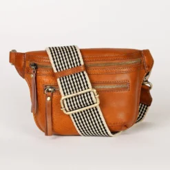 O My Bag Ledertasche Crossbody BECK'S BUMBAG Stromboli Cognac