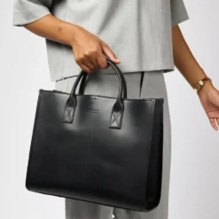 O My Bag Ledertasche JACKIE Black klassisches Leder