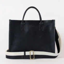 O My Bag Ledertasche JACKIE Black klassisches Leder