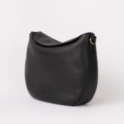 O My Bag Ledertasche LANA Black weiches Leder