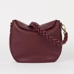 O My Bag Ledertasche LANA Dark Cherry weiches Leder