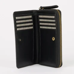 O My Bag Portemonnaie JETT Black klassisches Leder