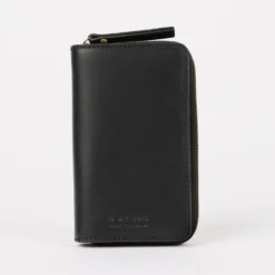 O My Bag Portemonnaie JETT Black klassisches Leder