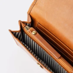 O My Bag Portemonnaie/Purse JO'S klassisches Leder Cognac