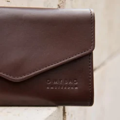 O My Bag Portemonnaie/Purse JO'S klassisches Leder Chocolate
