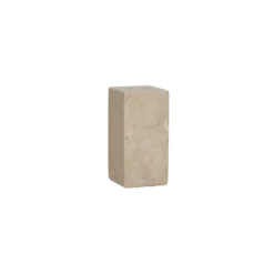 OYOY Savi Kerzenhalter Square Marble High Beige
