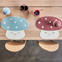 OYOY Trinkbecher Mushroom Offwhite / Red