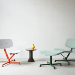 raawii Lounge chair Dark green / green Stoffbezug