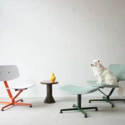 raawii Lounge chair Dark green / green Stoffbezug