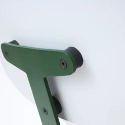 raawii Lounge chair Dark green / Sitzschale light grey