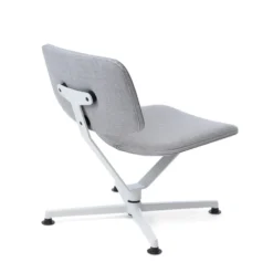 raawii Lounge chair Light grey / Stoffbezug re-wool grey
