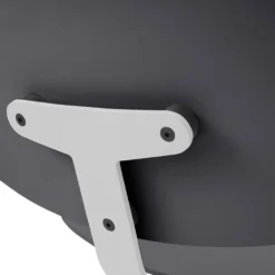 raawii Lounge chair Light grey / Sitzschale anthracite