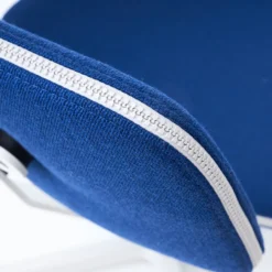 raawii Lounge chair Light grey / Stoffbezug Blue