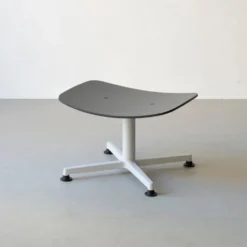 raawii Ottoman Light grey / Sitzschale anthracite