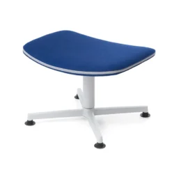 raawii Ottoman Light grey / Stoffbezug Blue