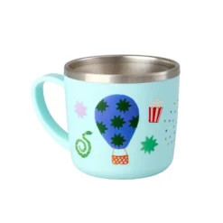 Rice Edelstahl Baby-Tasse Mint Fun Fair 260 ml