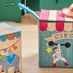 Rice Faltbarer Aufbewahrungskorb Circus XL