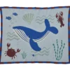 Rice Gestrickte Babydecke Blue Ocean Design