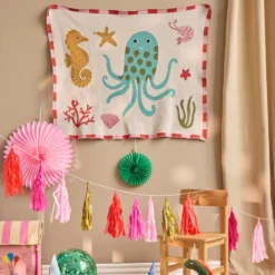 Rice Gestrickte Babydecke Coral Ocean Design