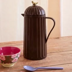 Rice Isolierkanne Dark Brown Gold Bird 1 L