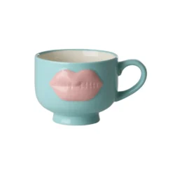 Rice Keramik Tasse Soft Pink Lips Mint 250 ml.