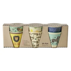 Rice Kleine Melamin Becher Jungle 6er-Set