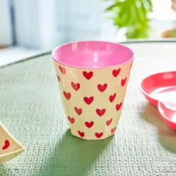Rice Melamin Becher Darling Hearts 250 ml